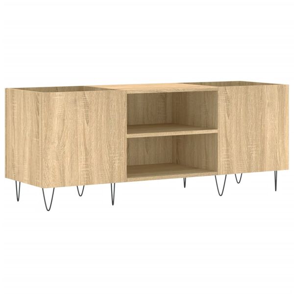 vidaXL Plattenschrank Sonoma-Eiche 121x38x48 cm Holzwerkstoff