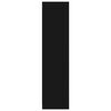 vidaXL Kleiderschrank Schwarz 50x50x200 cm Holzwerkstoff