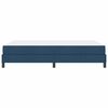 vidaXL Boxspringbett mit Matratze Blau 140 x 190 cm Stoff
