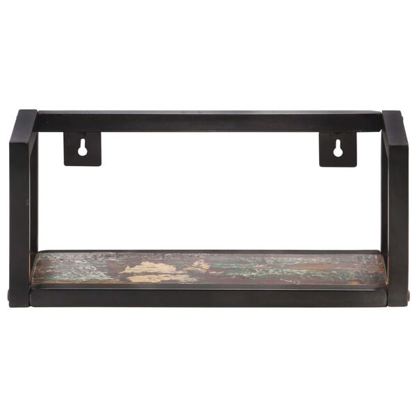 vidaXL Wandregale 2 Stk. 40 cm Altholz Massiv