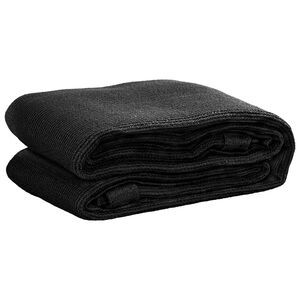 vidaXL Zeltteppich 200x200 cm Schwarz