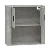 vidaXL Wandschrank Betongrau 80x33x80 cm Holzwerkstoff