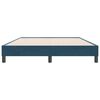 vidaXL Boxspringbett ohne Matratze Dunkelblau 140x220 cm Samt