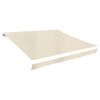 vidaXL Markisenbespannung Canvas Creme 4x3 m (ohne Rahmen)