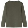 Kinder-Langarmshirt Khaki 140