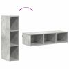 vidaXL H&auml;ngeschrank Beton Grau 20 x 29,5 x 80 cm Holzwerkstoff