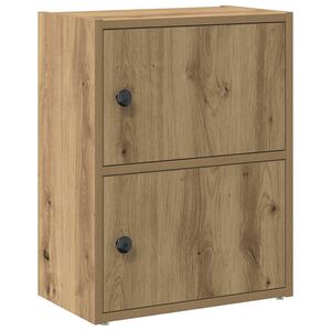 vidaXL B&uuml;cherregal Artisan-Eiche 40x24x52 cm Holzwerkstoff