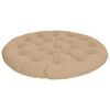 vidaXL Papasan-Sessel-Kissen VIANEN 100 % Polyester Sand &Oslash; 120 x 12 cm