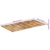 vidaXL Tischplatte Massivholz Mango 15-16 mm 120x60 cm