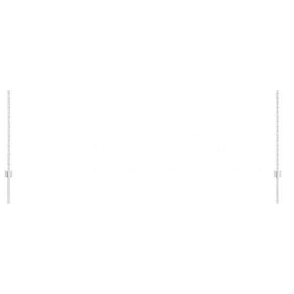 vidaXL Zaunpfosten 22 pcs Silber 140 cm Stahl