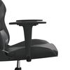vidaXL Gaming-Stuhl mit Massagefunktion Schwarz und Grau Kunstleder