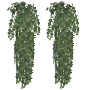 K&uuml;nstlicher Efeu gr&uuml;n 90 cm 2 St&uuml;ck