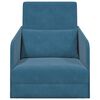 vidaXL Schlafsofa Blau 65 x 80 x 83 cm Samt