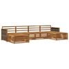 vidaXL Outdoor-Sofagarnitur 6 stk. Natur Massivholz Akazie