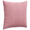 vidaXL Sofakissen 2 Stück Rosa 60 x 60 cm Cordstoff