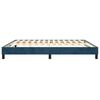 vidaXL Boxspringbettgestell Dunkelblau 160x200 cm Samt
