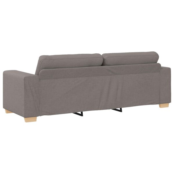 vidaXL Sofa 180cm Taupe Stoff