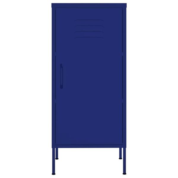 vidaXL Lagerschrank Marineblau 42,5x35x101,5 cm Stahl