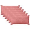 vidaXL Kissenbezug 6 stk. HOUTEN Rosa 40 x 70 cm Samt