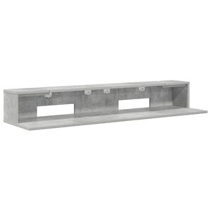 vidaXL Studiotisch Betongrau 110 x 36 x 19,5 cm Holzwerkstoff