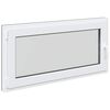 vidaXL Kellerfenster RISOR 120 x 60 cm PVC und Glas Anthrazit