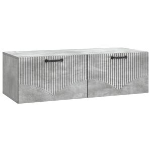 vidaXL Wandmontierter TV-Schrank Betongrau 98 x 41 x 30 cm