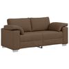 vidaXL Zweisitzer-Sofa Braun 180 cm Stoff