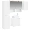 vidaXL Badezimmerschrank-Set 5 pcs Wei&szlig; 50 x 14,5 x 70 cm
