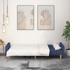 vidaXL Schlafsofa 2-Sitzer Blau Stoff