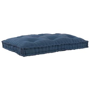 vidaXL Pallet Sofa Kissen Indigo 120 x 80 x 12 cm Stoff