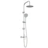 vidaXL Duschsystem Chrom Edelstahl 21 x 48 x 112 cm