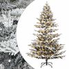 vidaXL K&uuml;nstlicher klappbarer Weihnachtsbaum 150 cm 150 LEDs