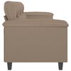 vidaXL 3-Sitzer-Sofa Cappuccino-Braun 180 cm Kunstleder