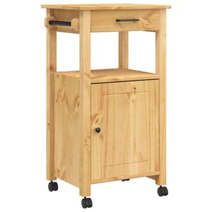 vidaXL K&uuml;chenwagen MONZA 48x40x88,5 cm Massivholz Kiefer
