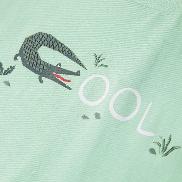 Kinder-Kurzarmshirt Hellgr&uuml;n 128