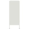 vidaXL Highboard Weiß 68x39x101,5 cm Stahl