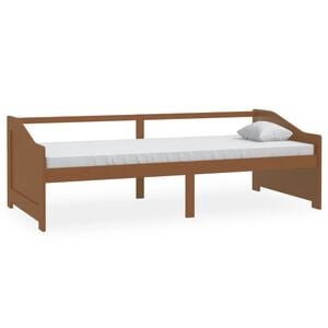 vidaXL Tagesbett 3-Sitzer Honigbraun Massivholz Kiefer 90x200 cm