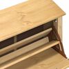 vidaXL Schuhschrank Corona 99x32x163,5 cm Massivholz Kiefer