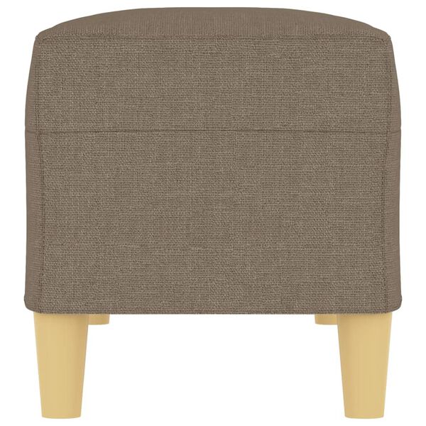 vidaXL Sitzbank Taupe 100x35x41 cm Stoff