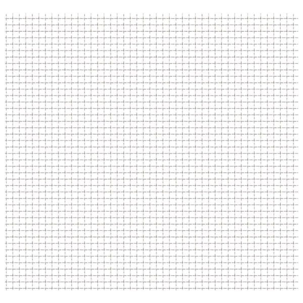 vidaXL Wellengitter Edelstahl 100x85 cm 21x21x2,5 mm