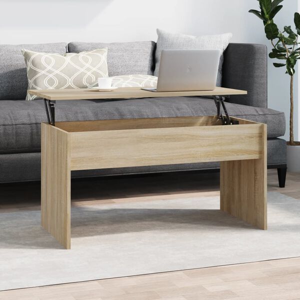 vidaXL Couchtisch Sonoma-Eiche 102x50,5x52,5 cm Holzwerkstoff