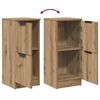 vidaXL Sideboard Artisan-Eiche 30x30x70 cm Holzwerkstoff