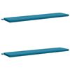 vidaXL 2-teilige Bankkissen SOEST 2 stk. 100 % Polyester Himmelblau