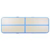 vidaXL Aufblasbare Gymnastikmatte mit Pumpe 600x100x10 cm PVC Blau