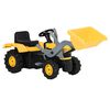 vidaXL Trettraktor mit Bagger f&uuml;r Kinder Gelb und Schwarz