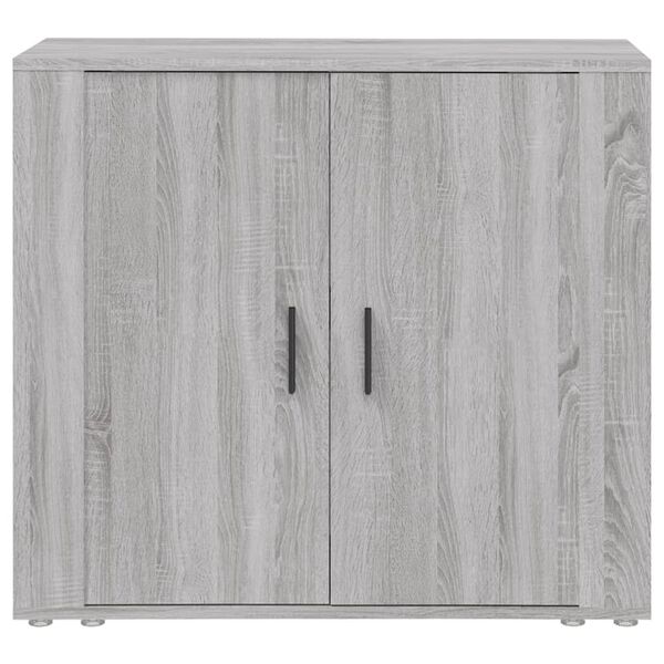vidaXL Sideboard Grau Sonoma 80x33x70 cm Holzwerkstoff