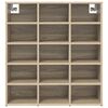 vidaXL Schuhschrank Sonoma-Eiche 77,5 x 30 x 83,5 cm Holzwerkstoff