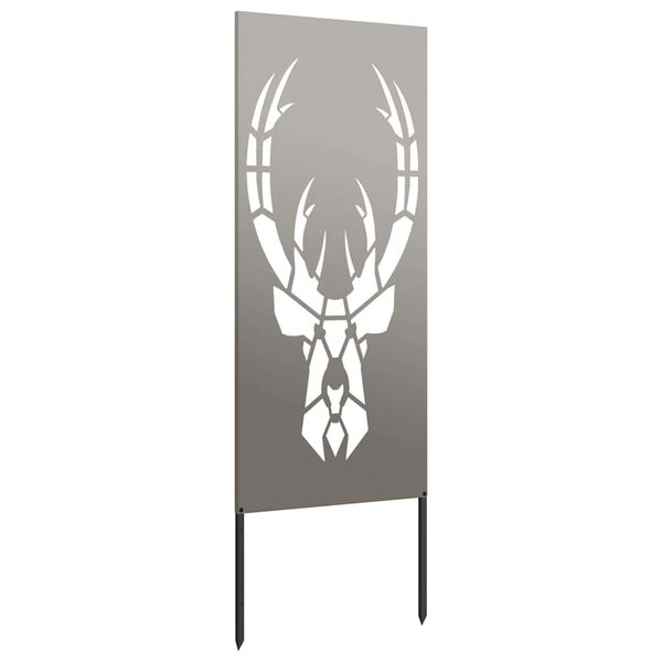 vidaXL Garten Sichtschutz-Leinwand Rostig 50 x 140 cm Wetterfeststahl