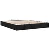vidaXL Ottoman-Bett ohne Matratze Schwarz 160x200 cm Stoff