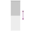 vidaXL Verdunkelungsrollo Hellgrau 75x230 cm Stoffbreite 70,7 cm